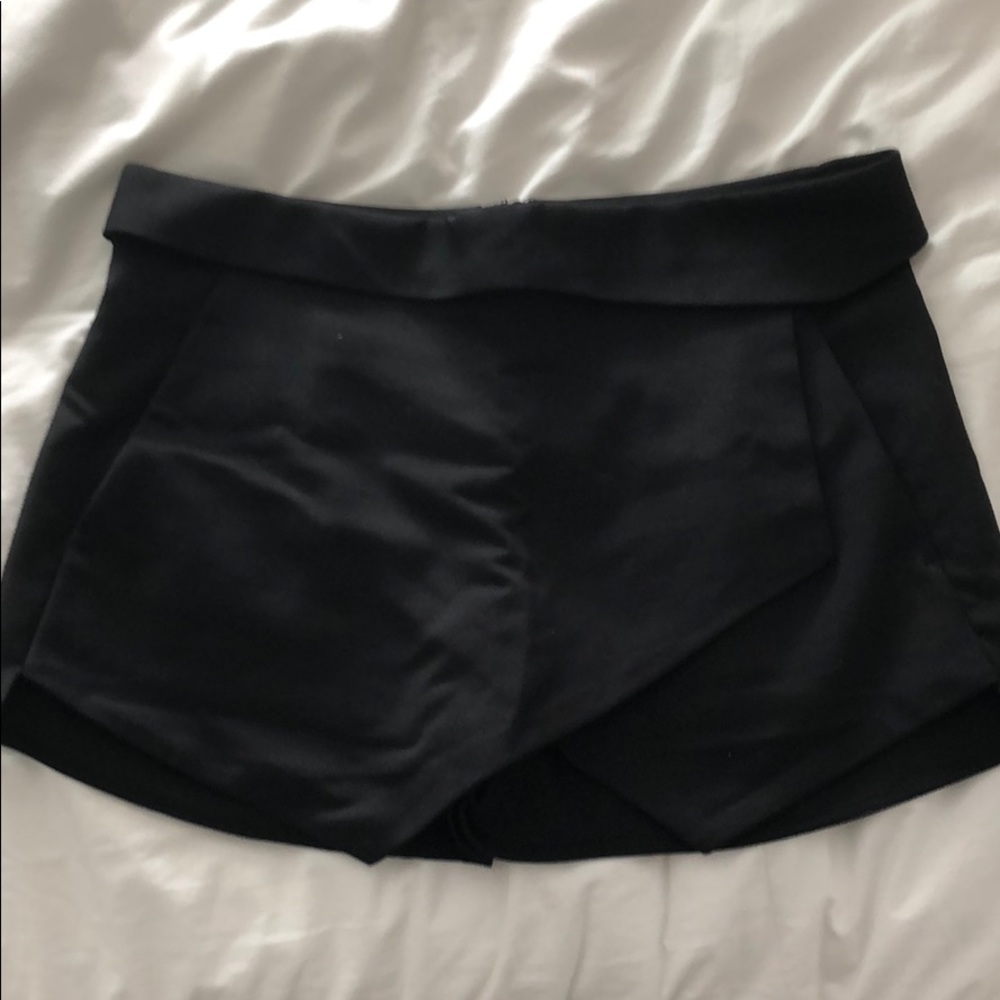 Zara apron-front shorts